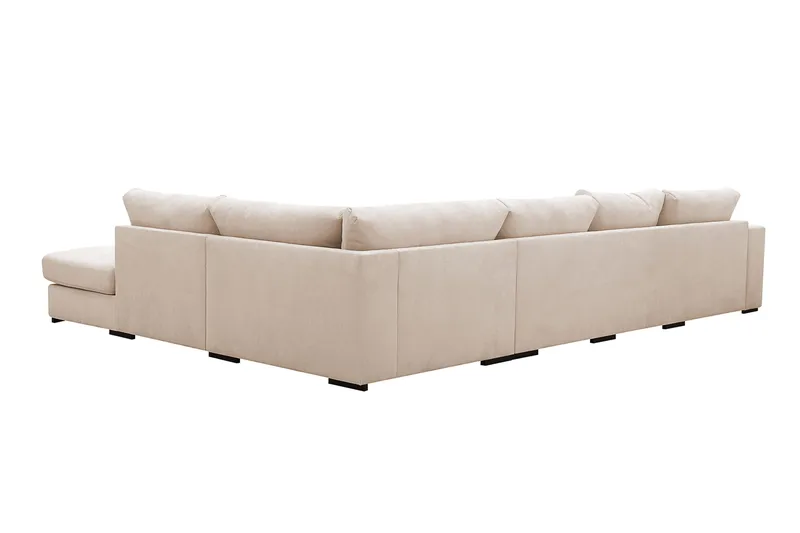 Grande 5-sits U-Soffa med Divan Vänster - Beige Manchester - Products - Möbler - Soffa - U-soffa