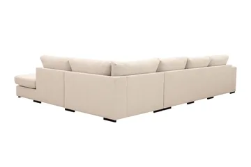 Grande 5-sits U-Soffa med Divan Vänster - Beige Tyg - Products - Möbler - Soffa - U-soffa