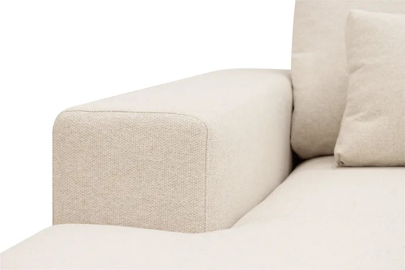 Grande 5-sits U-Soffa med Divan Vänster - Beige Tyg - Products - Möbler - Soffa - U-soffa