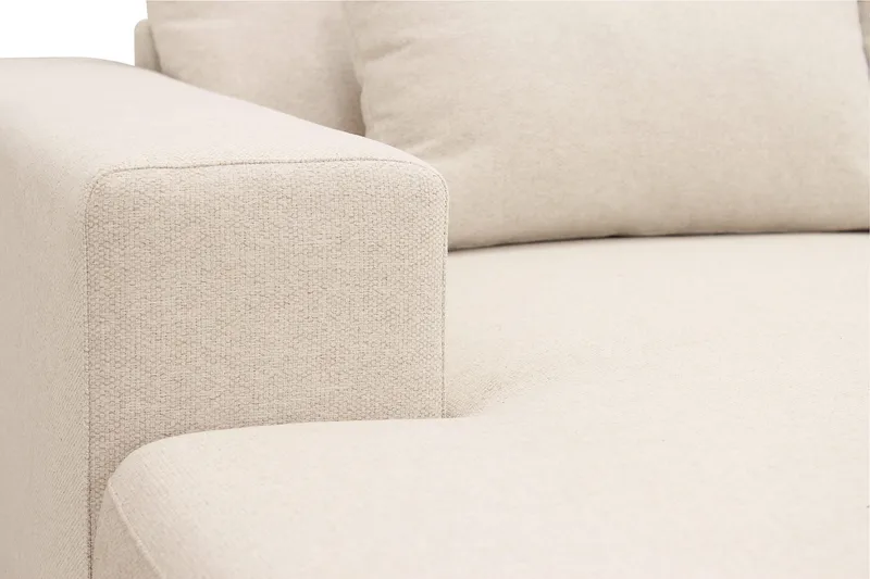 Grande 5-sits U-Soffa med Divan Vänster - Beige Tyg - Products - Möbler - Soffa - U-soffa