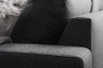 Crazy 6-sits Vänstervänd U-formad X-Large Hörnsoffa med divan i Tyg - Mörkgrå - Products - Möbler - Soffa - Hörnsoffa - Hörnsoffa med divan