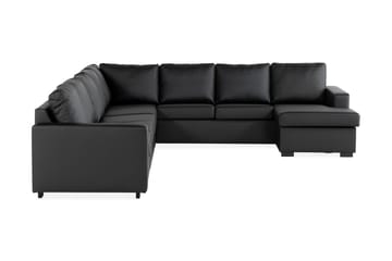 Crazy 7-sits Högervänd U-formad XX-Large Hörnsoffa med divan i Konstläder