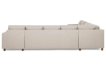 Crazy 7-sits Högervänd U-formad XX-Large Hörnsoffa med divan i Tyg - Beige - Products - Möbler - Soffa - Hörnsoffa - Hörnsoffa med divan