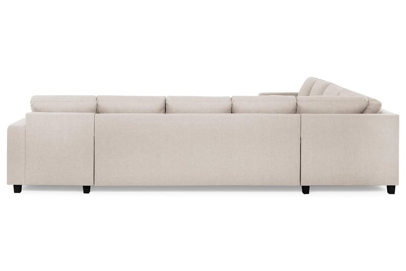 Crazy 7-sits Högervänd U-formad XX-Large Hörnsoffa med divan i Tyg - Beige - Products - Möbler - Soffa - Hörnsoffa
