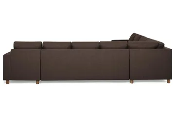 Crazy 7-sits Högervänd U-formad XX-Large Hörnsoffa med divan i Tyg - Brun - Products - Möbler - Soffa - Hörnsoffa - Hörnsoffa med divan