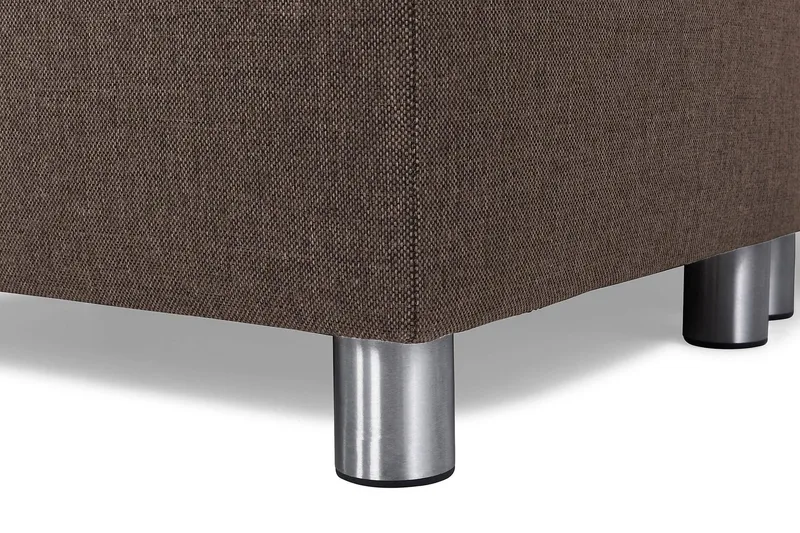 Crazy 7-sits Högervänd U-formad XX-Large Hörnsoffa med divan i Tyg - Brun - Products - Möbler - Soffa - Hörnsoffa - Hörnsoffa med divan