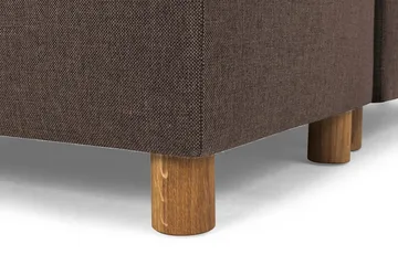 Crazy 7-sits Högervänd U-formad XX-Large Hörnsoffa med divan i Tyg - Brun - Products - Möbler - Soffa - Hörnsoffa - Hörnsoffa med divan