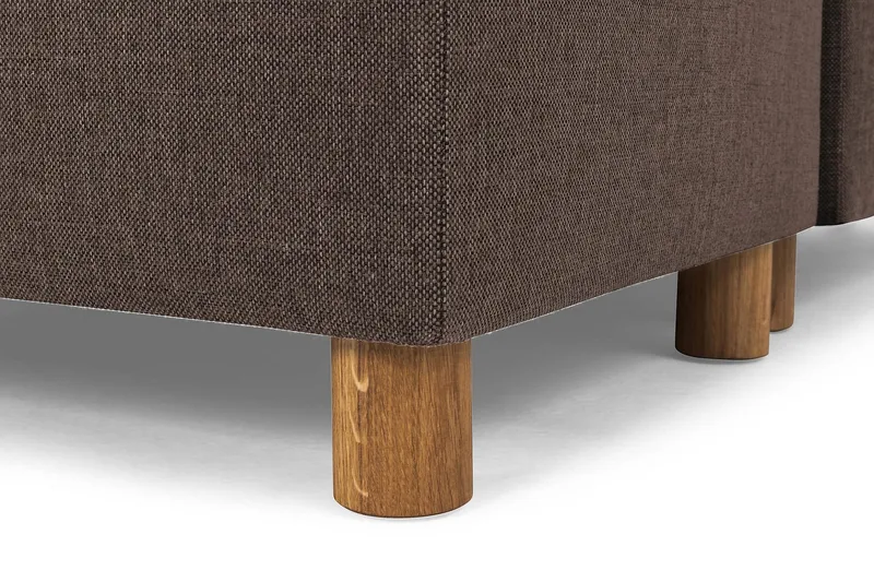 Crazy 7-sits Högervänd U-formad XX-Large Hörnsoffa med divan i Tyg - Brun - Products - Möbler - Soffa - Hörnsoffa - Hörnsoffa med divan