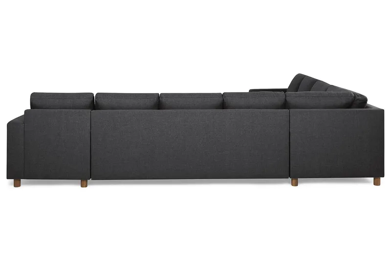 Crazy 7-sits Högervänd U-formad XX-Large Hörnsoffa med divan i Tyg - Mörkgrå - Products - Möbler - Soffa - Hörnsoffa - Hörnsoffa med divan