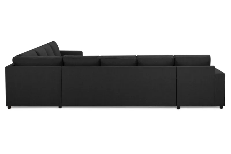 Crazy 7-sits Vändbar U-formad XX-Large Hörnsoffa med divan i Tyg - Antracit - Products - Möbler - Soffa - Hörnsoffa