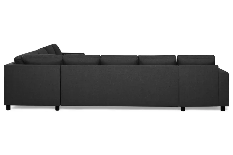 Crazy 7-sits Vändbar U-formad XX-Large Hörnsoffa med divan i Tyg - Antracit - Products - Möbler - Soffa - Hörnsoffa