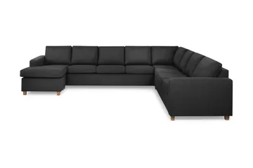 Crazy 7-sits Vändbar U-formad XX-Large Hörnsoffa med divan i Tyg - Antracit - Products - Möbler - Soffa - Hörnsoffa