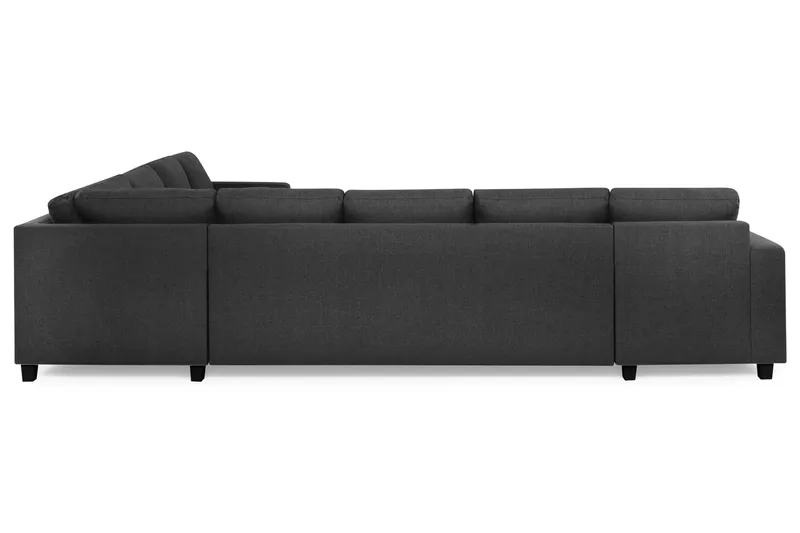 Crazy 7-sits Vändbar U-formad XX-Large Hörnsoffa med divan i Tyg - Antracit - Products - Möbler - Soffa - Hörnsoffa