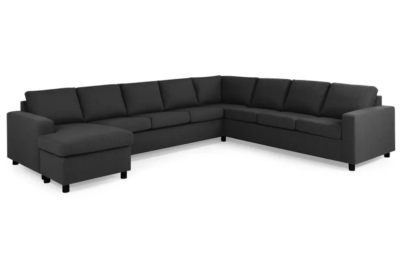 Crazy 7-sits Vändbar U-formad XX-Large Hörnsoffa med divan i Tyg - Antracit - Products - Möbler - Soffa - Hörnsoffa
