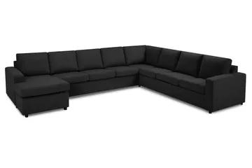 Crazy 7-sits Vändbar U-formad XX-Large Hörnsoffa med divan i Tyg - Antracit - Products - Möbler - Soffa - Hörnsoffa