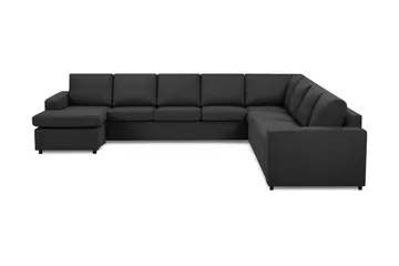 Crazy 7-sits Vändbar U-formad XX-Large Hörnsoffa med divan i Tyg - Antracit - Products - Möbler - Soffa - Hörnsoffa