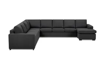Crazy 7-sits Vändbar U-formad XX-Large Hörnsoffa med divan i Tyg - Mörkgrå - Products - Möbler - Soffa - Hörnsoffa