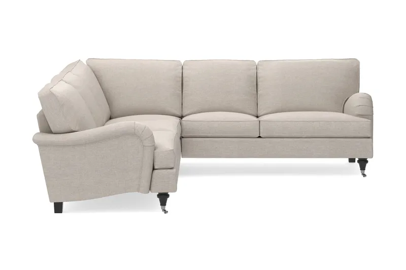Howard Classic 6-sits L-formad Hörnsoffa i Tyg - Beige - Products - Möbler - Soffa - Hörnsoffa