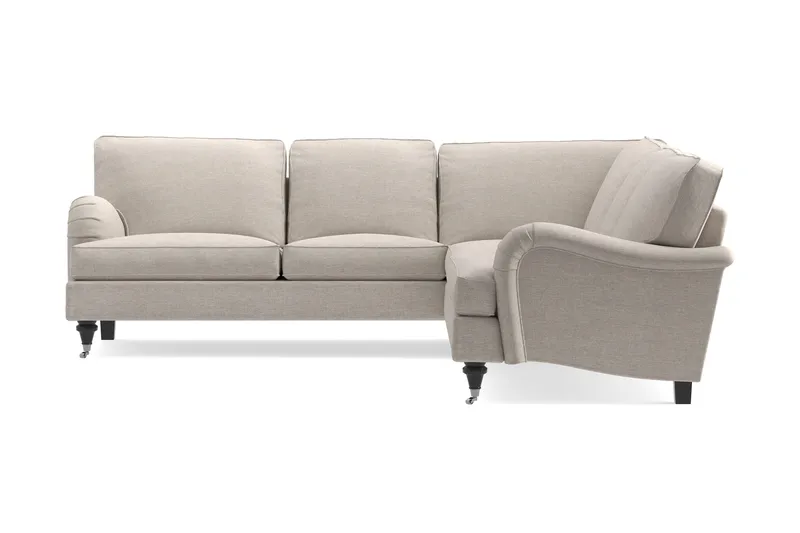 Howard Classic 6-sits L-formad Hörnsoffa i Tyg - Beige - Products - Möbler - Soffa - Hörnsoffa