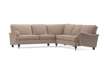 Howard Classic 6-sits L-formad Hörnsoffa i Tyg - Mörkbeige - Products - Möbler - Soffa - Hörnsoffa