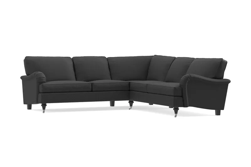 Howard Classic 6-sits L-formad Hörnsoffa i Tyg - Mörkgrå - Products - Möbler - Soffa - Hörnsoffa