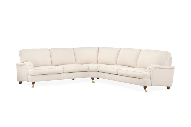 Howard Lyx 6-sits Högervänd L-formad Hörnsoffa i Manchester - Beige - Products - Möbler - Soffa - Hörnsoffa