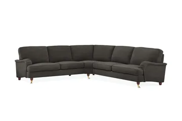 Howard Lyx 6-sits Högervänd L-formad Hörnsoffa i Manchester - Mörkgrå - Products - Möbler - Soffa - Hörnsoffa