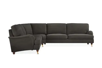 Howard Lyx 6-sits Högervänd L-formad Hörnsoffa i Manchester - Mörkgrå - Products - Möbler - Soffa - Hörnsoffa