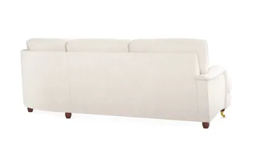 Howard Lyx 6-sits Högervänd L-formad Hörnsoffa i Sammet - Krämvit - Products - Möbler - Soffa - Hörnsoffa