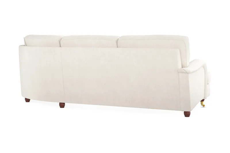 Howard Lyx 6-sits Högervänd L-formad Hörnsoffa i Sammet - Krämvit - Products - Möbler - Soffa - H örnsoffa