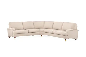 Howard Lyx 6-sits Högervänd L-formad Hörnsoffa i Tyg - Beige - Products - Möbler - Soffa - Hörnsoffa