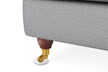 Howard Lyx 6-sits Högervänd L-formad Hörnsoffa i Tyg - Ljusgrå - Products - Möbler - Soffa - Hörnsoffa