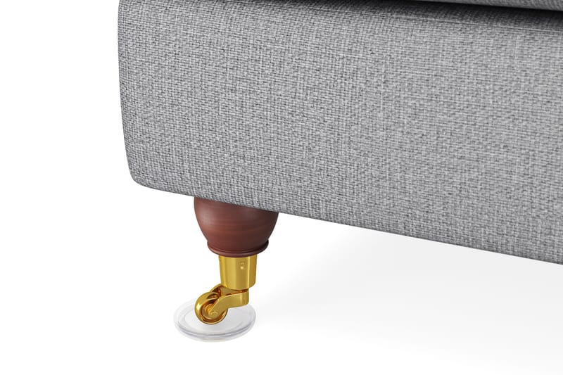 Howard Lyx 6-sits Högervänd L-formad Hörnsoffa i Tyg - Ljusgrå - Products - Möbler - Soffa - Hörnsoffa
