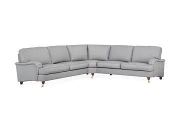 Howard Lyx 6-sits Högervänd L-formad Hörnsoffa i Tyg - Ljusgrå - Products - Möbler - Soffa - Hörnsoffa