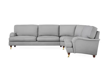 Howard Lyx 6-sits Högervänd L-formad Hörnsoffa i Tyg - Ljusgrå - Products - Möbler - Soffa - Hörnsoffa