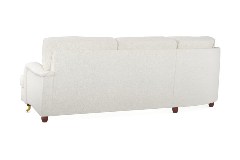 Howard Lyx 6-sits Vänstervänd L-formad Hörnsoffa i Bouclé - Vit - Products - Möbler - Soffa - Hörnsoffa