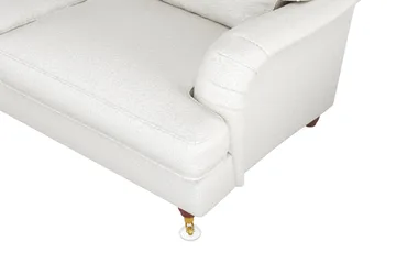 Howard Lyx 6-sits Vänstervänd L-formad Hörnsoffa i Bouclé - Vit - Products - Möbler - Soffa - Hörnsoffa