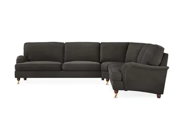 Howard Lyx 6-sits Vänstervänd L-formad Hörnsoffa i Manchester - Mörkgrå - Products - Möbler - Soffa - Hörnsoffa