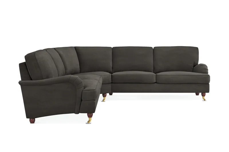 Howard Lyx 6-sits Vänstervänd L-formad Hörnsoffa i Manchester - Mörkgrå - Products - Möbler - Soffa - Hörnsoffa