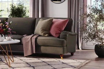 Howard Lyx 6-sits Vänstervänd L-formad Hörnsoffa i Manchester - Mörkgrå - Products - Möbler - Soffa - Hörnsoffa