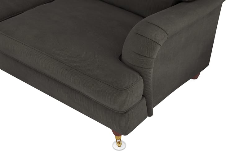 Howard Lyx 6-sits Vänstervänd L-formad Hörnsoffa i Manchester - Mörkgrå - Products - Möbler - Soffa - Hörnsoffa