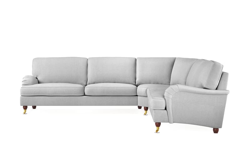 Howard Lyx 6-sits Vänstervänd L-formad Hörnsoffa i Tyg - Ljusgrå - Products - Möbler - Soffa - Hörnsoffa