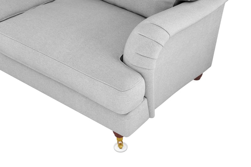 Howard Lyx 6-sits Vänstervänd L-formad Hörnsoffa i Tyg - Ljusgrå - Products - Möbler - Soffa - Hörnsoffa