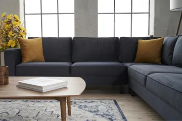 Kaletea Soffa m. Divan 4-sits - Mörkgrå - Products - Möbler - Soffa - Hörnsoffa