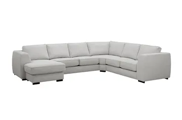 Optus 5-sits Hörnsoffa med divan vändbar - Ljusgrå - Products - Möbler - Soffa - Hörnsoffa