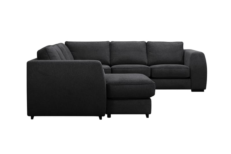 Optus 5-sits Hörnsoffa med divan vändbar - Svart - Products - Möbler - Soffa - Hörnsoffa