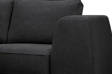 Optus 5-sits Hörnsoffa med divan vändbar - Svart - Products - Möbler - Soffa - Hörnsoffa