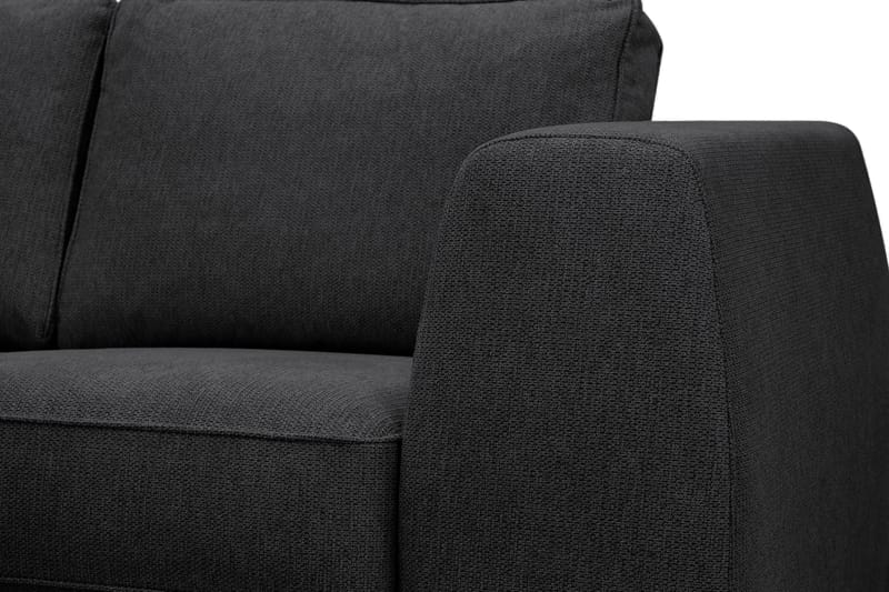 Optus 5-sits Hörnsoffa med divan vändbar - Svart - Products - Möbler - Soffa - Hörnsoffa