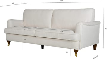 Howard 3-sits soffa - Beige manchester - Beige - Products - Möbler - Soffa - Howardsoffa
