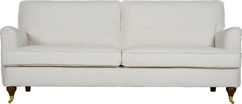 Howard 3-sits soffa - Beige manchester, Beige